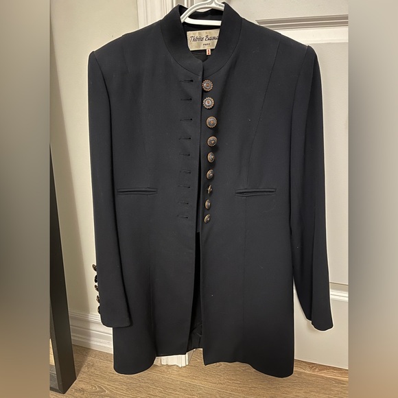 Woman suit ensemble - Long blazer + pencil skirt - Picture 1 of 9